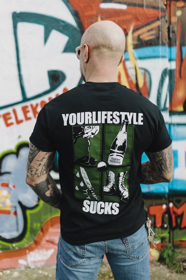 DRINK BEER & DESTROY - "yourlifestylesucks" (SHIRT + A3 Posterprint)