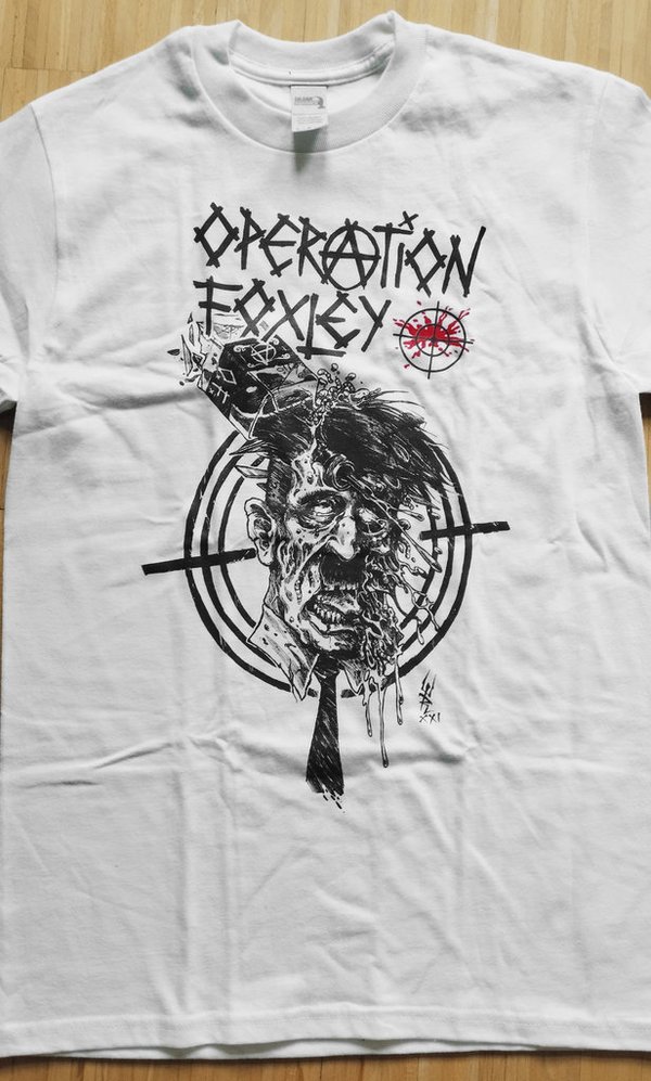 OPERATION FOXLEY - "dead hitler" (SHIRT white)